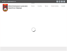 Tablet Screenshot of pgd-trebnje.si